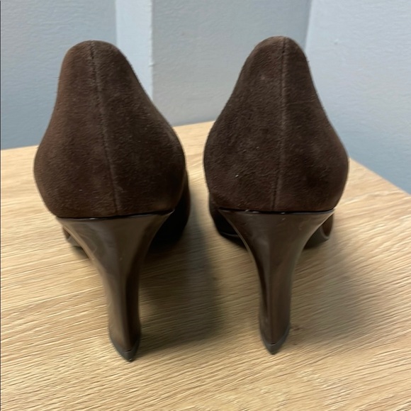 Vintage EUC Franco Sarto Brown Women's Shoes Approximately Size 7-7.5. - Picture 4 of 6